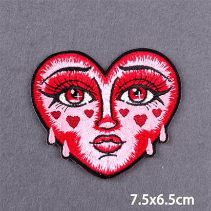 Crying Heart Patch — 7.5 x 6.5 cm ❤️‍🩹 - Ziya Blue