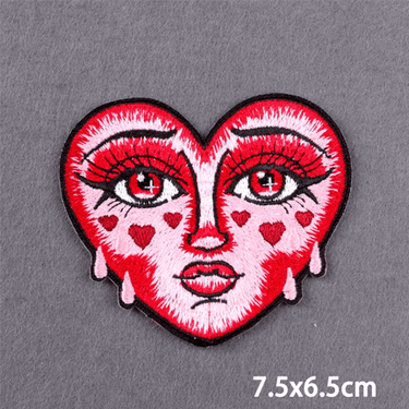 Crying Heart Patch — 7.5 x 6.5 cm ❤️‍🩹 - Ziya Blue