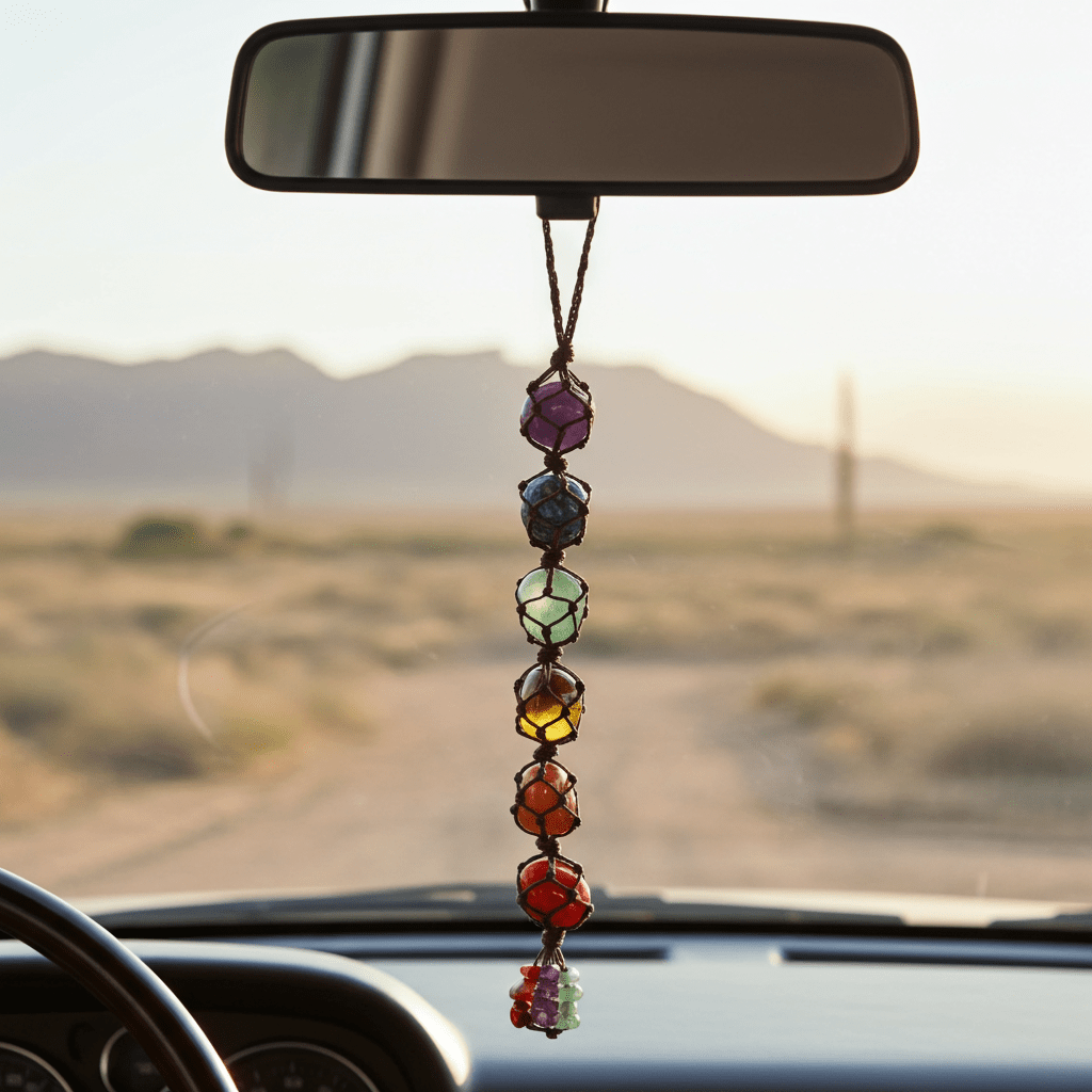 Crystal Car Hangers - Ziya Blue