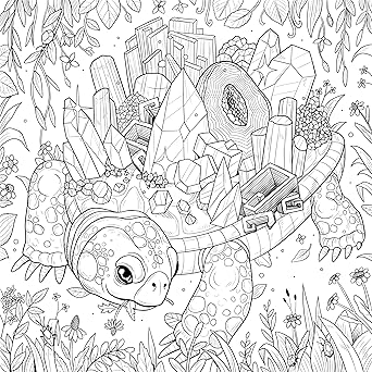 Crystal Kingdom: An Artist's Coloring Book - Ziya Blue