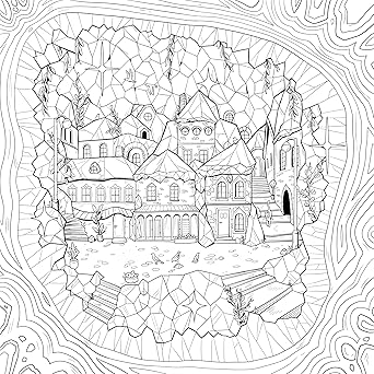 Crystal Kingdom: An Artist's Coloring Book - Ziya Blue