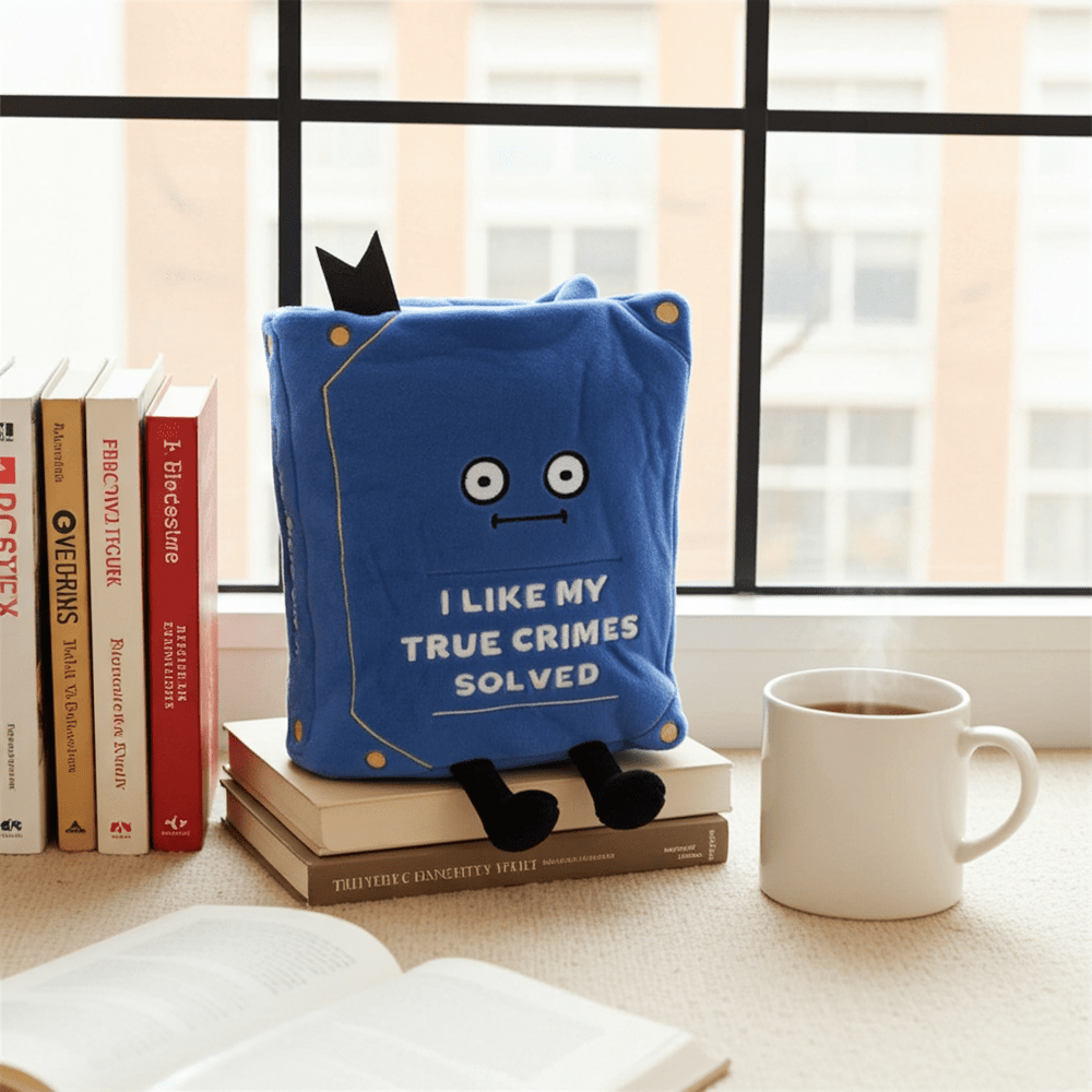 Cuddle & Conspiracy: True Crime Plush - Ziya Blue