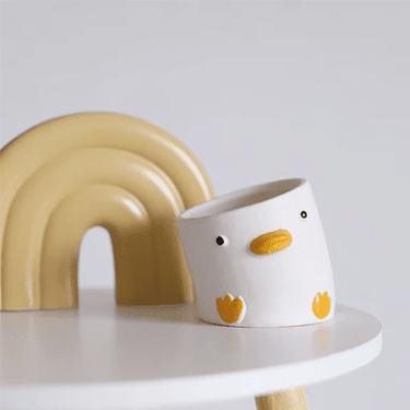 Curved Duck Planter - Ziya Blue