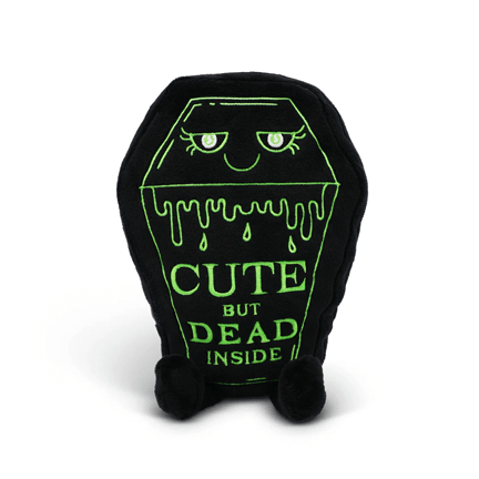 Cute But Dead Insdie Coffin Plush - Ziya Blue