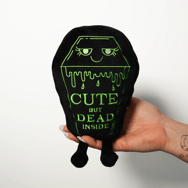 Cute But Dead Insdie Coffin Plush - Ziya Blue