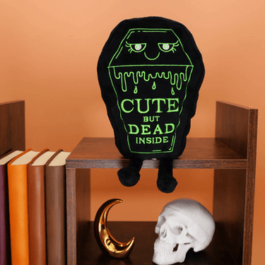 Cute But Dead Insdie Coffin Plush - Ziya Blue