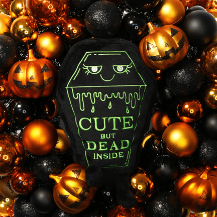 Cute But Dead Insdie Coffin Plush - Ziya Blue