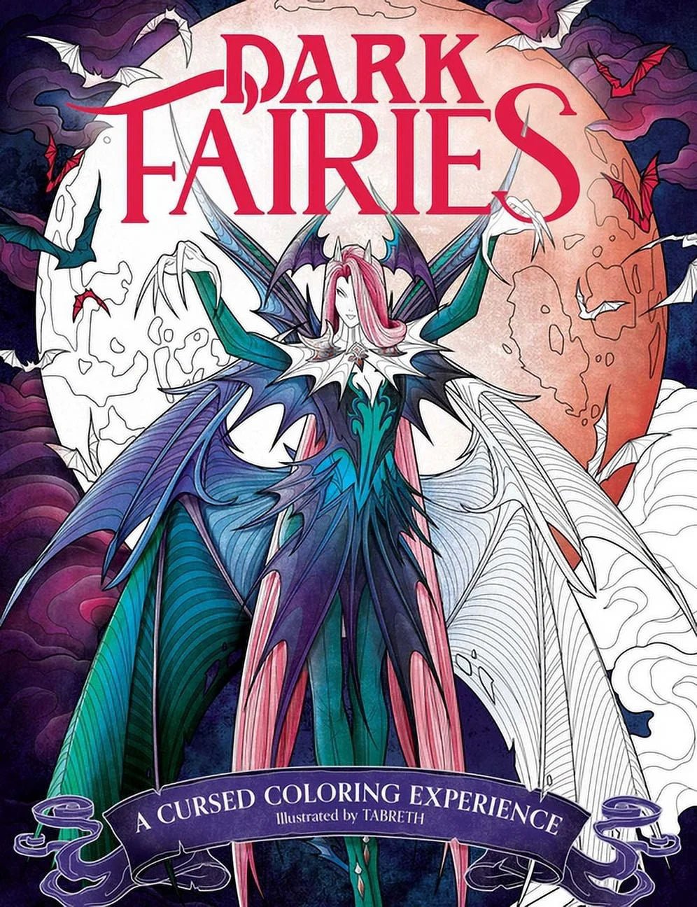 Dark Fairies: A Cursed Coloring Experience - Ziya Blue
