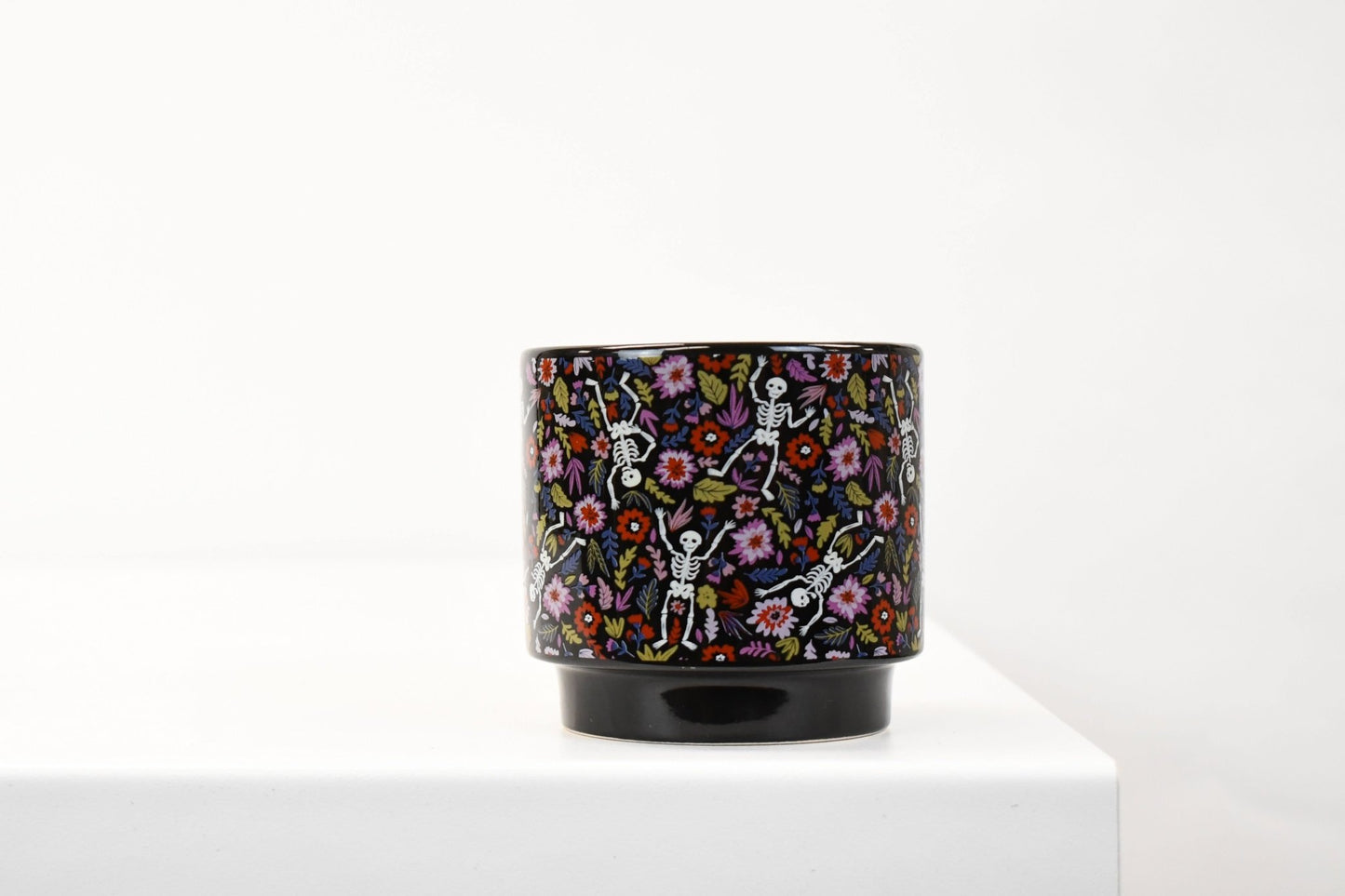 Day of the Dead Pot - Ziya Blue