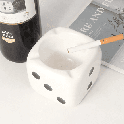 Dice Cigarette Ashtray - Ziya Blue