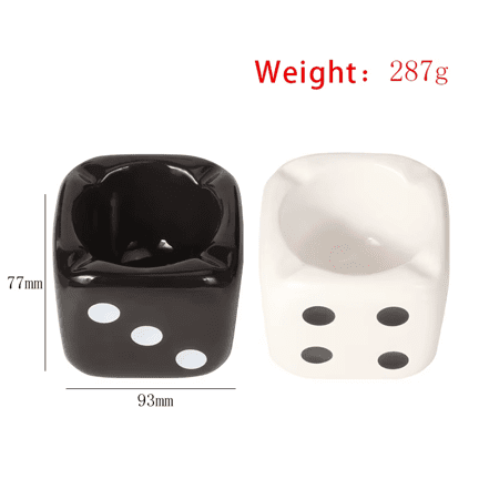 Dice Cigarette Ashtray - Ziya Blue