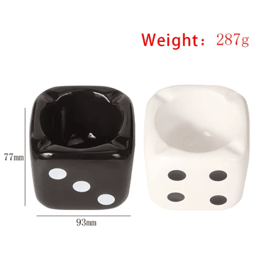 Dice Cigarette Ashtray - Ziya Blue