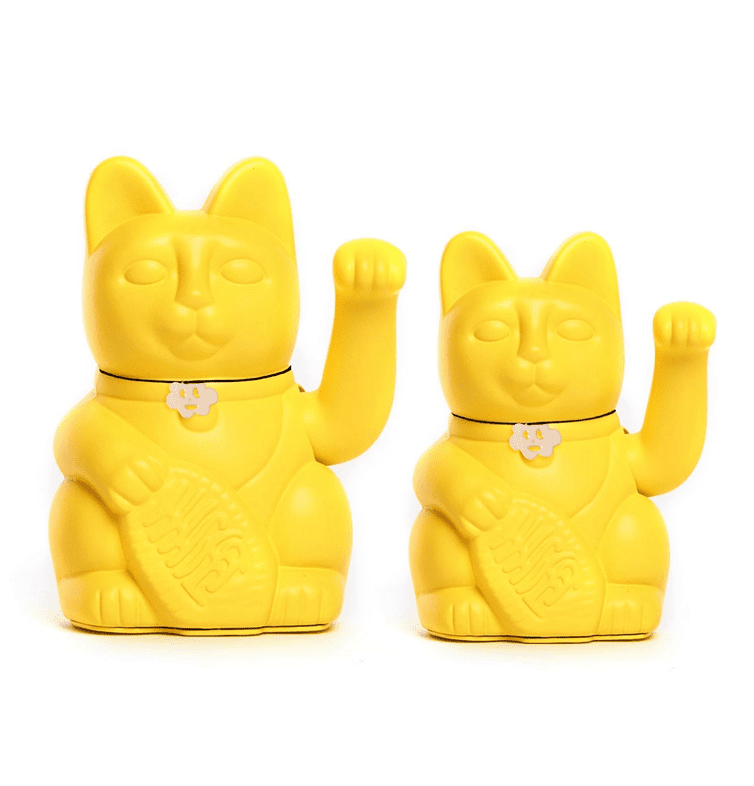 Diminuto Lucky Cats - Ziya Blue