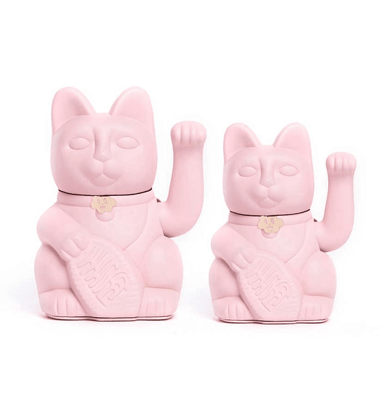 Diminuto Lucky Cats - Ziya Blue