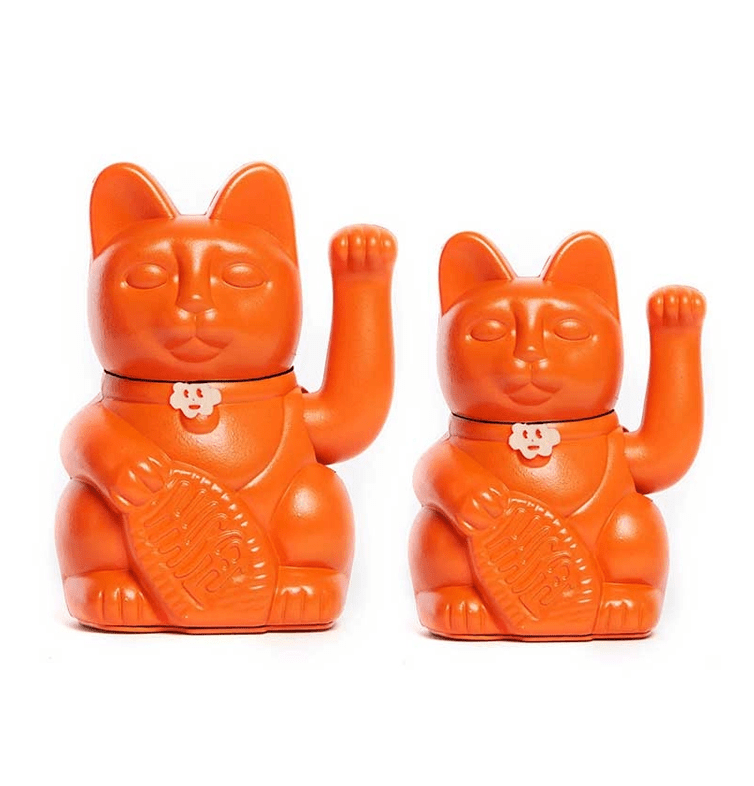 Diminuto Lucky Cats - Ziya Blue