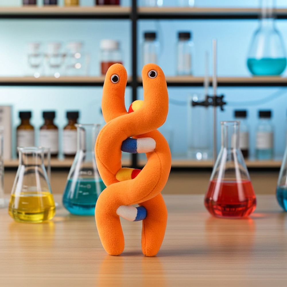 DNA (Deoxyribonucleic acid) Plush - Ziya Blue