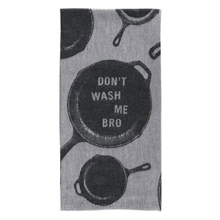 "Don't Wash Me Bro" Dish Towel - Ziya Blue
