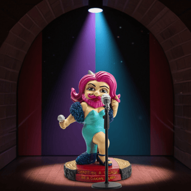 Drag Queen Gnome - Ziya Blue
