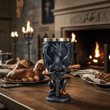 Dragon Goblet - Ziya Blue