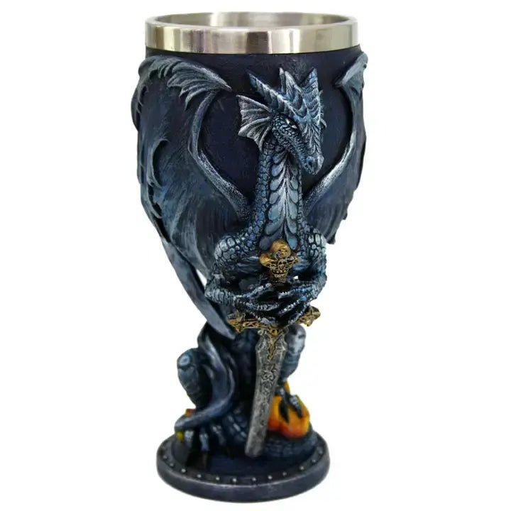 Dragon Goblet - Ziya Blue