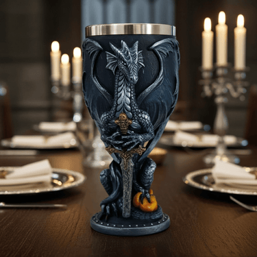 Dragon Goblet - Ziya Blue