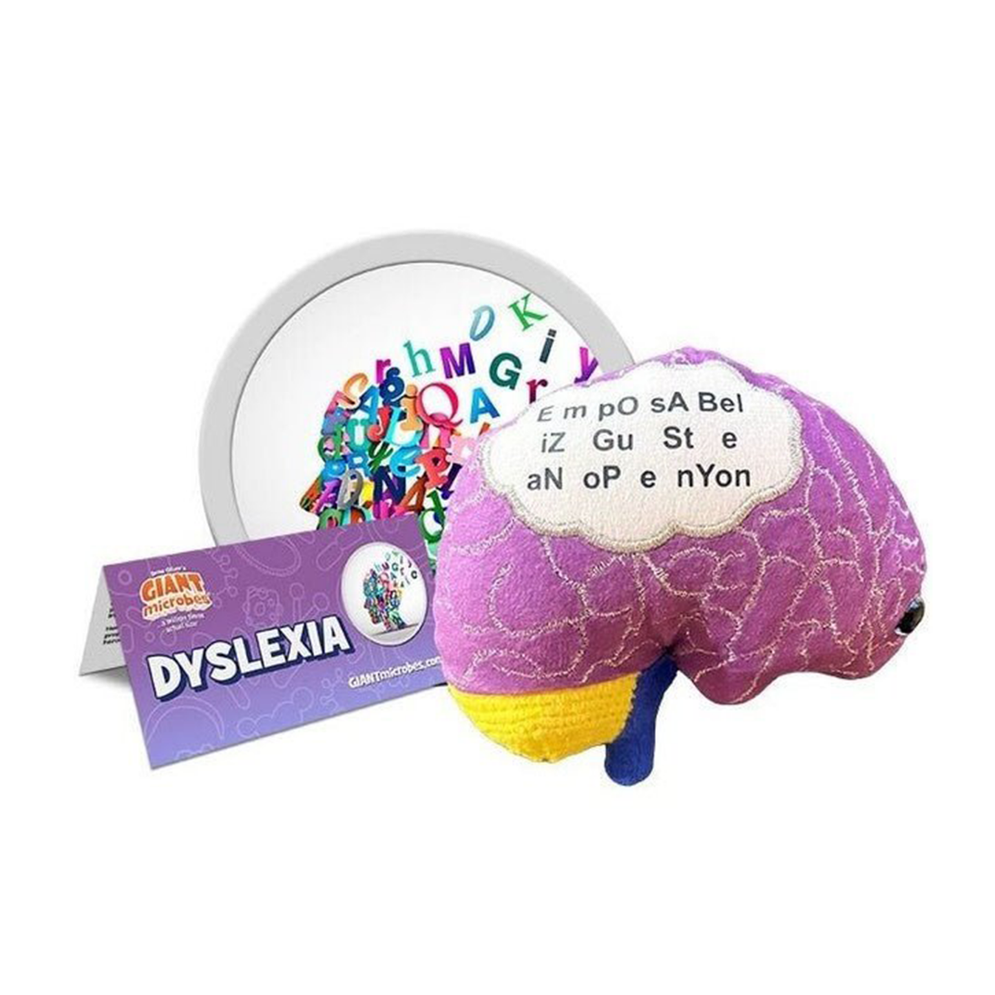 Dyslexia Delight: The Puzzled Plush! - Ziya Blue