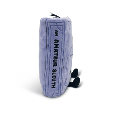 Easily Distracted by a Good Mystery - Book Plush - Ziya Blue