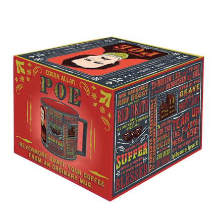 Edgar Allan Poe Quotes Coffee Mug - Ziya Blue