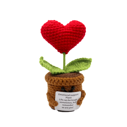 Emotional Support Plant - Heart - Ziya Blue