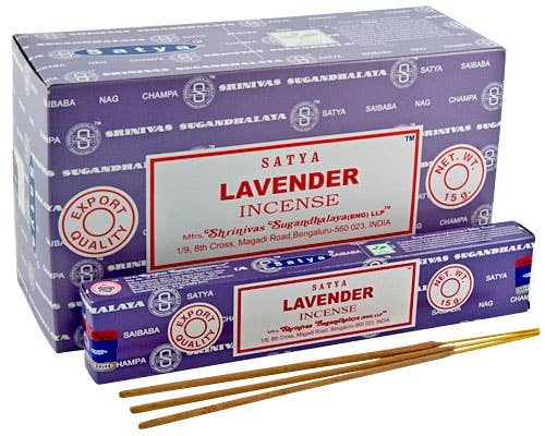 English Lavender Incense Sticks (15 g) 🌸✨ - Ziya Blue
