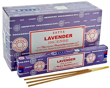 English Lavender Incense Sticks (15 g) 🌸✨ - Ziya Blue