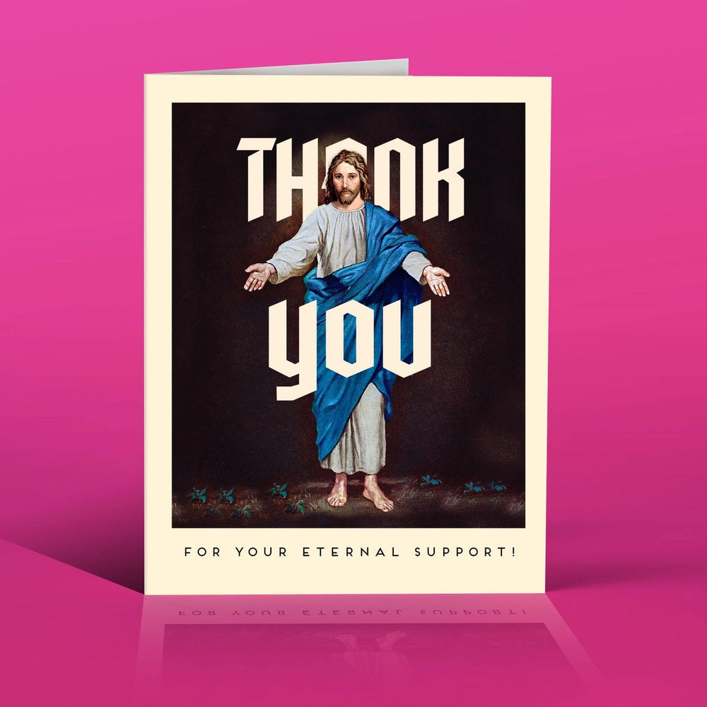 Funny Jesus Thank You Card