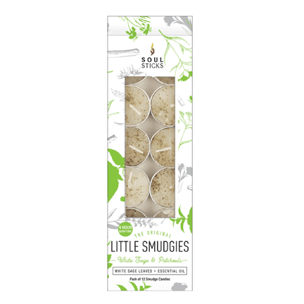 Eucalyptus Little Smudgies Candles 12pk - Ziya Blue