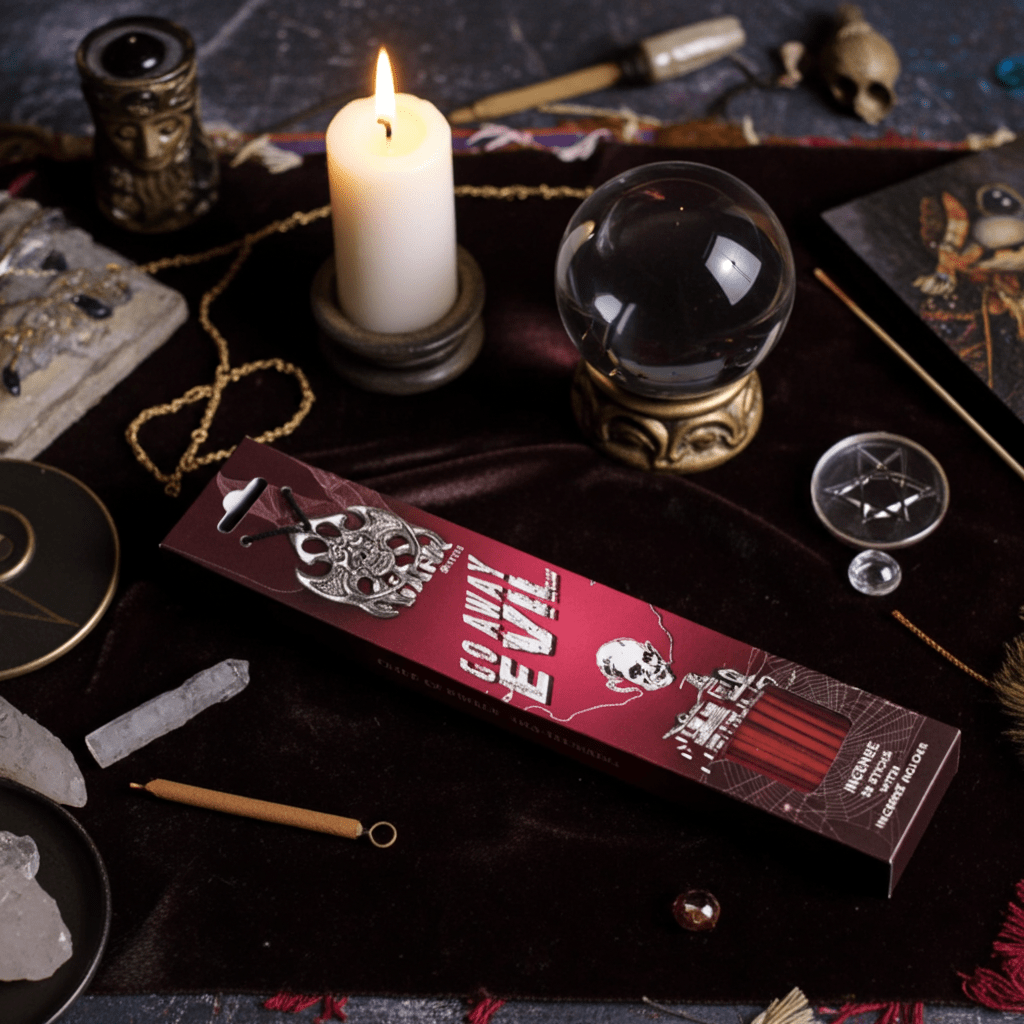 Evil Be Gone: Rose - Scented Incense Set" 🌹✨ - Ziya Blue