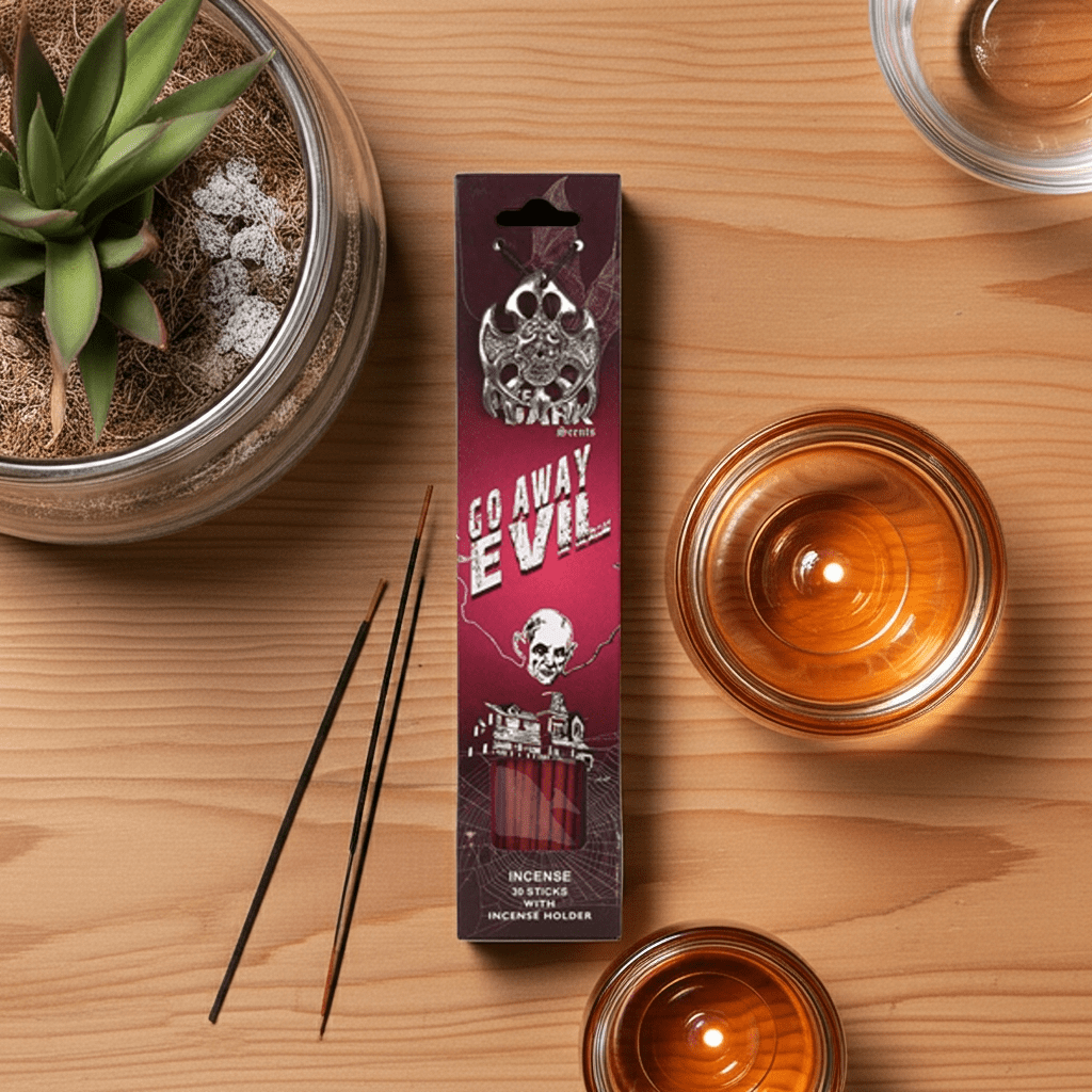 Evil Be Gone: Rose - Scented Incense Set" 🌹✨ - Ziya Blue