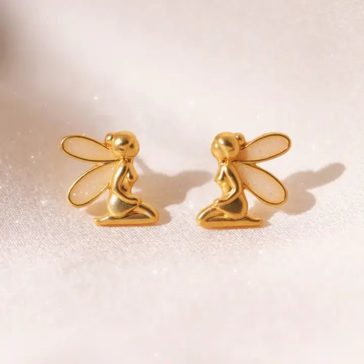 Fairy Stud Earrings - Ziya Blue