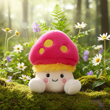 Favio Fluffy Mushroom - Ziya Blue