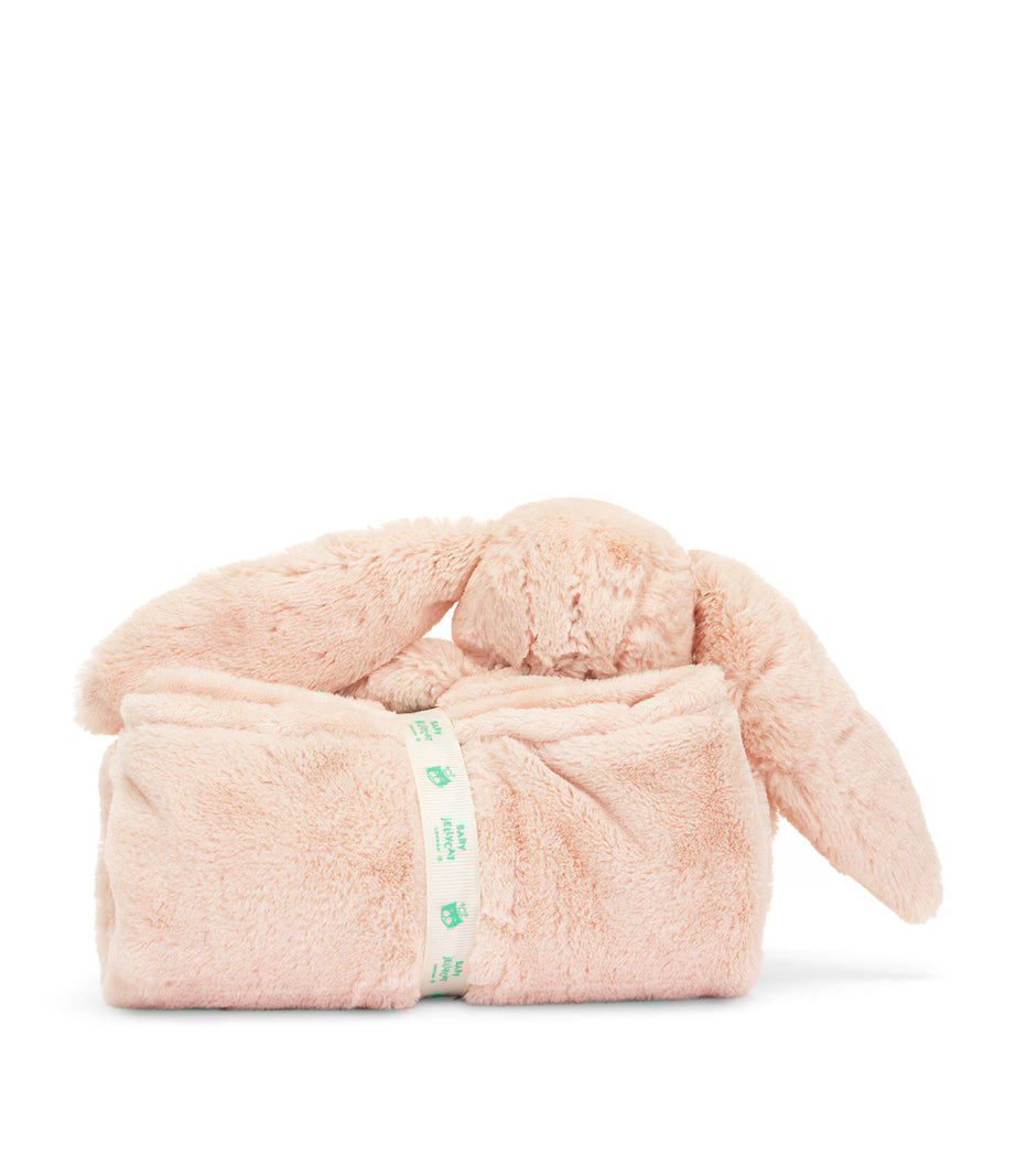 Jellycat Bashful Blush Bunny Blankie – The 22" Peach-Pink Soother