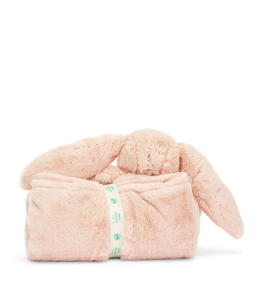Jellycat Bashful Blush Bunny Blankie – The 22" Peach-Pink Soother