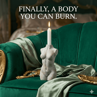 Female Torso Taper Holder - Ziya Blue