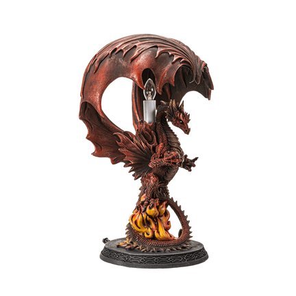 Fire Dragon Lamp - Ziya Blue