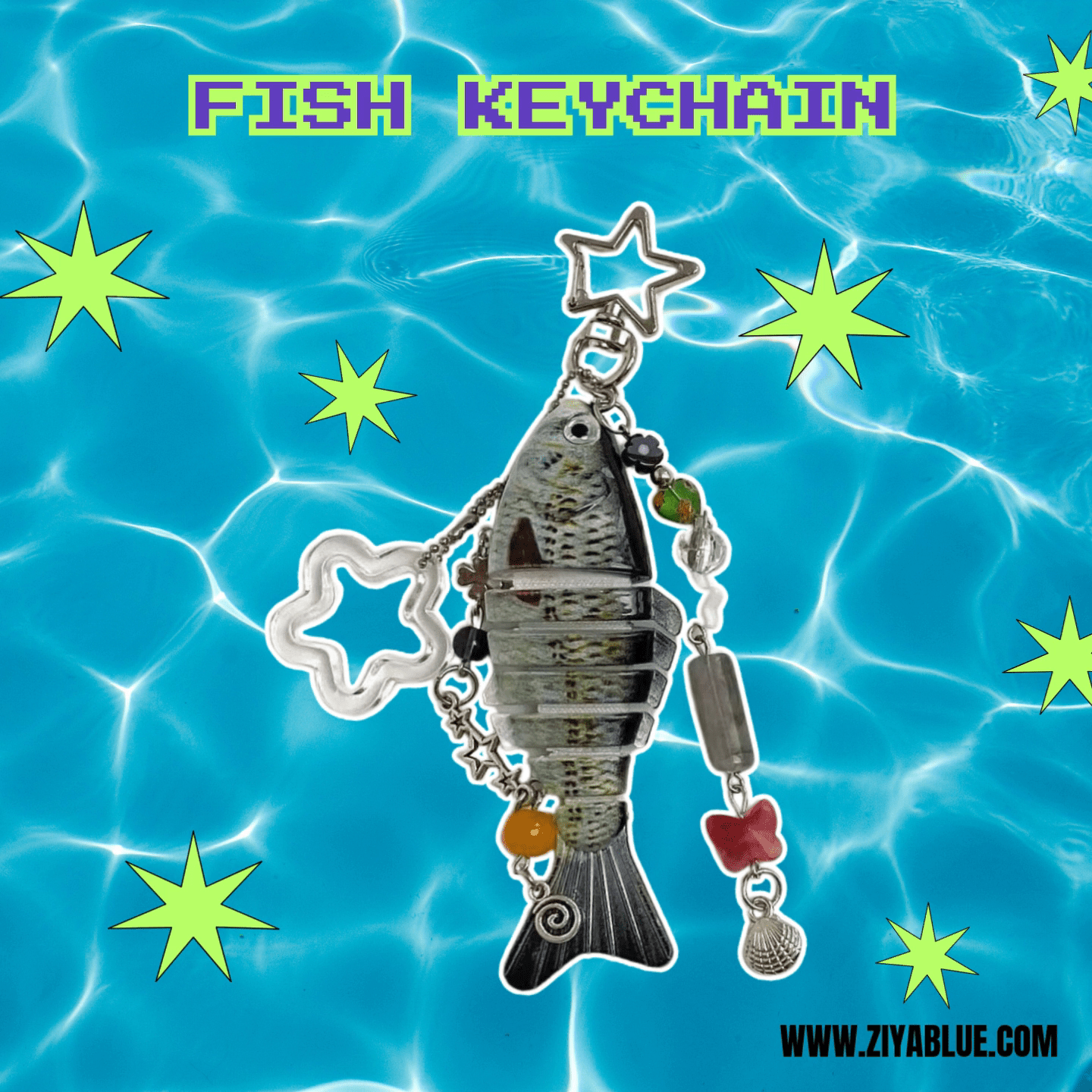 Fish Lure Keychain – The "Keeper" - Ziya Blue