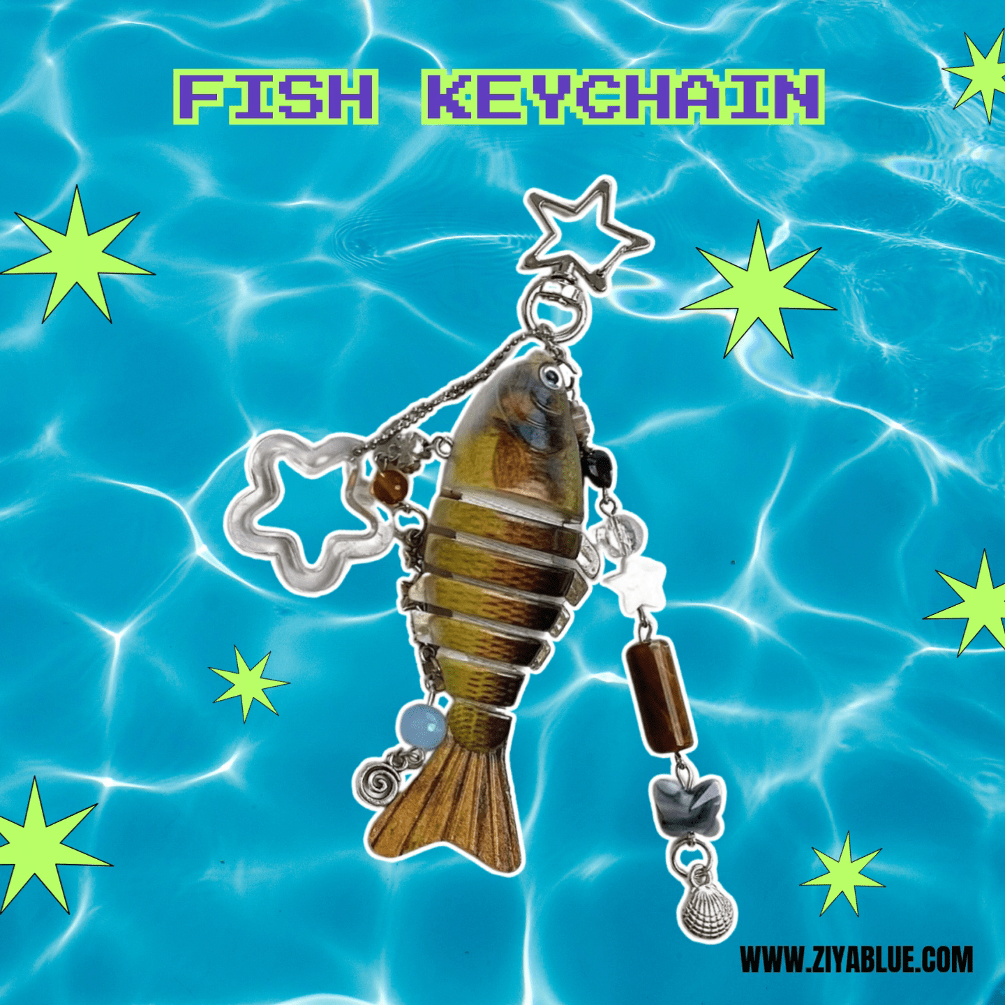 Fish Lure Keychain – The "Keeper" - Ziya Blue