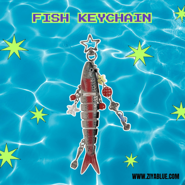 Fish Lure Keychain – The "Keeper" - Ziya Blue