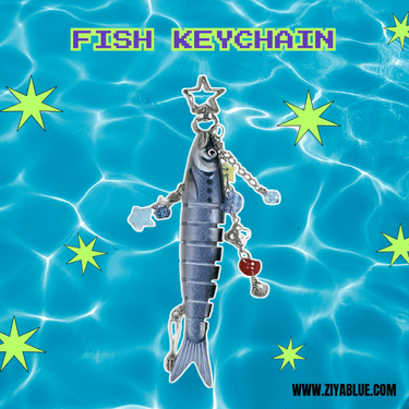 Fish Lure Keychain – The "Keeper" - Ziya Blue