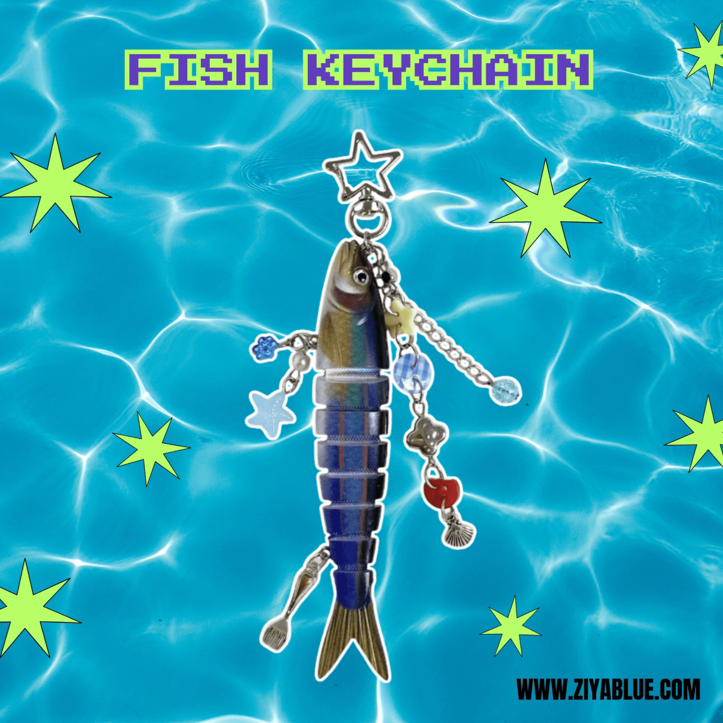 Fish Lure Keychain – The "Keeper" - Ziya Blue