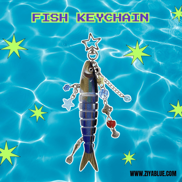 Fish Lure Keychain – The "Keeper" - Ziya Blue