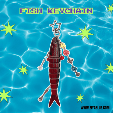 Fish Lure Keychain – The "Keeper" - Ziya Blue