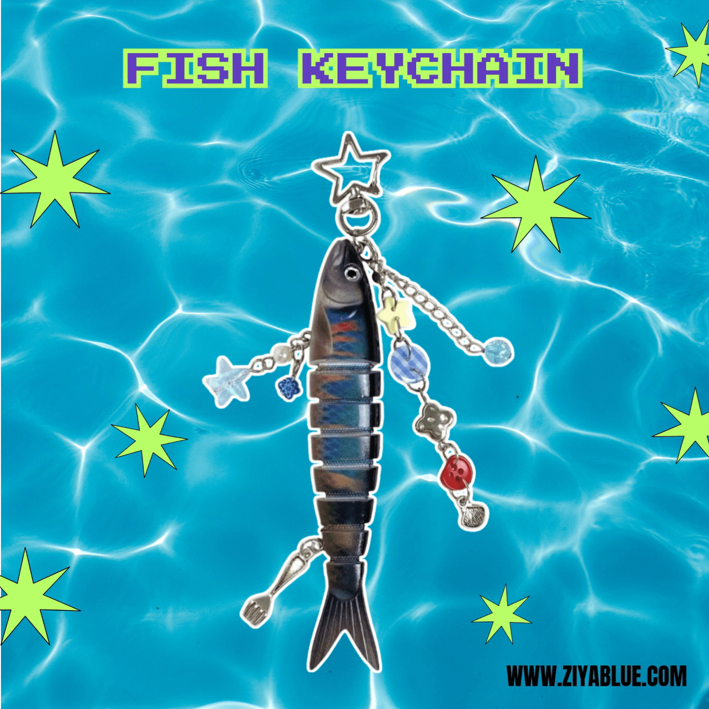 Fish Lure Keychain – The "Keeper" - Ziya Blue