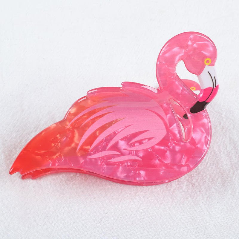 Flamingo Hair Claw - Ziya Blue